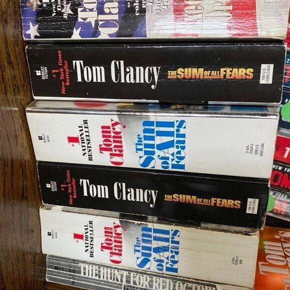 Tom clancy book lot 10 books - Picture 1 of 5